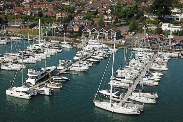 Port Hamble office aerial