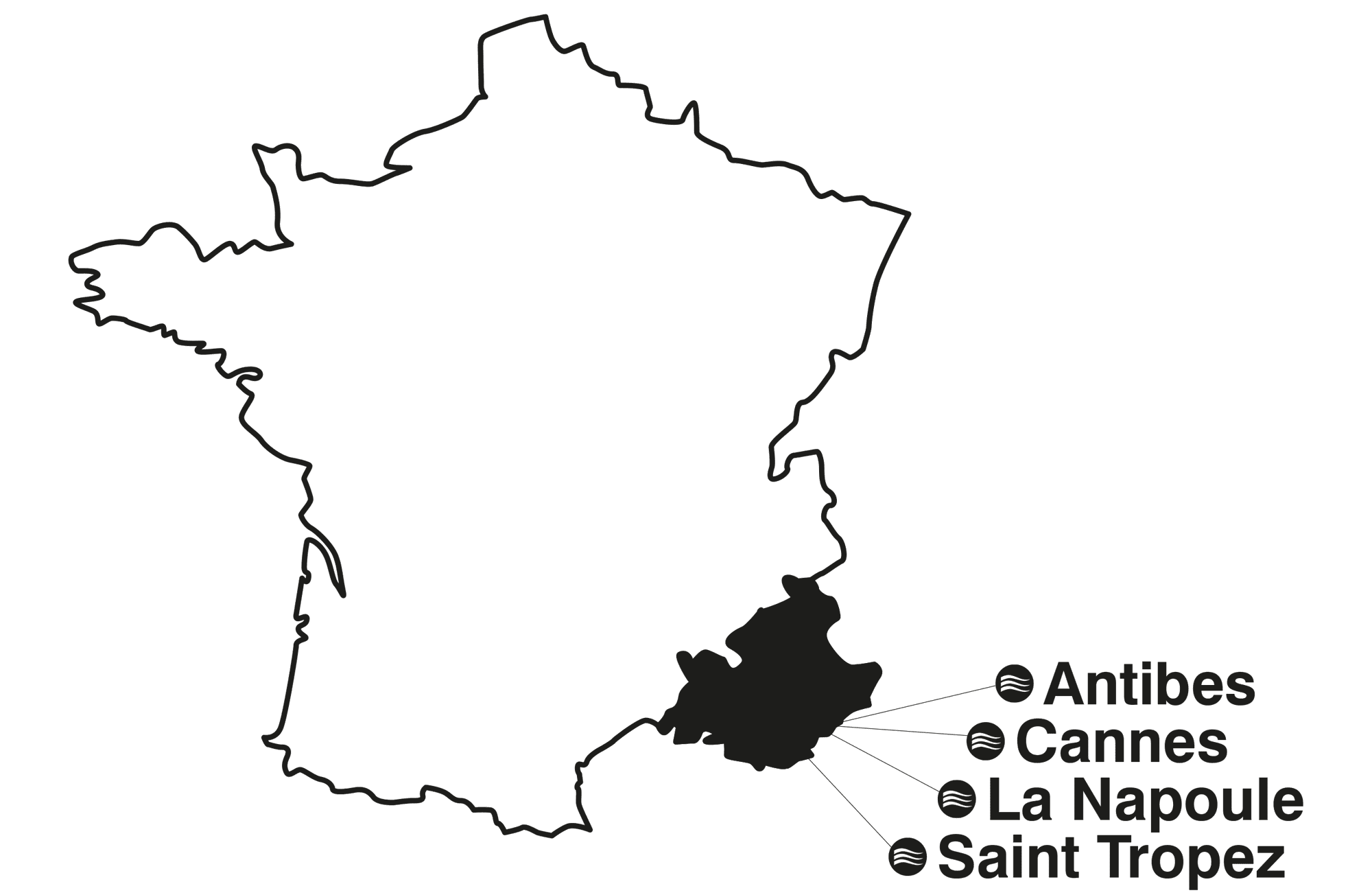 cote-d-azure-map
