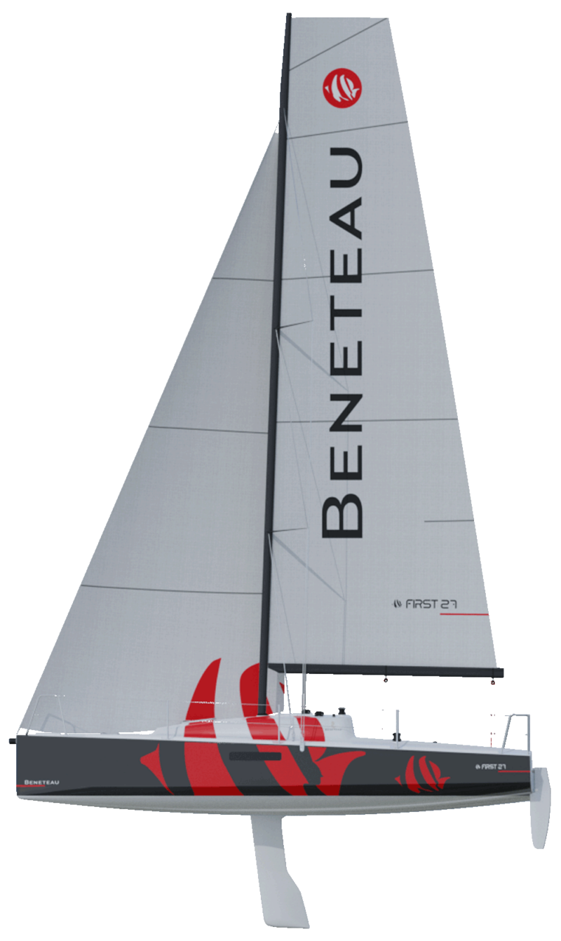 Beneteau Sail  First 27 Side Profile