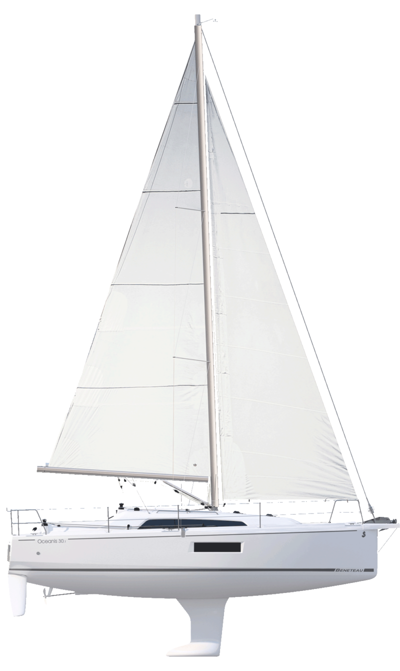 Beneteau Sail  Oceanis 30.1 Side Profile
