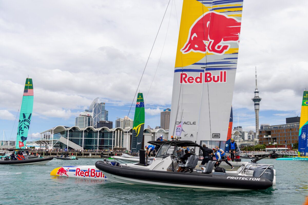 Protector Boats Chase 330 RIB at SailGP Event in New Zealand