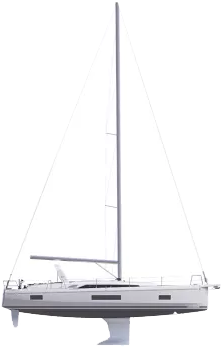 Beneteau Sail  Oceanis 47 Side Profile