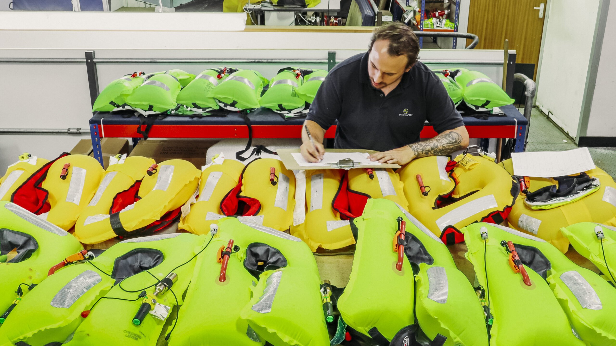 Safety at Sea - Lifejacket Servicing