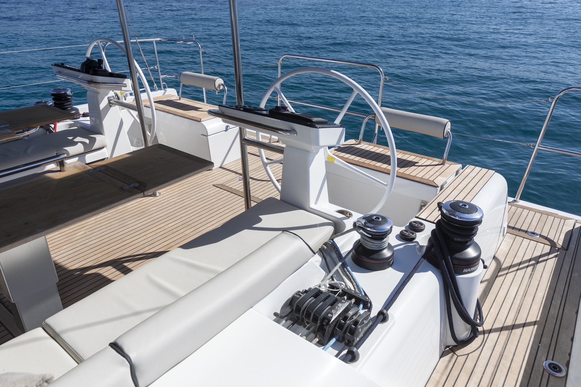 Electric Winches on a Beneteau Oceanis Yacht 54